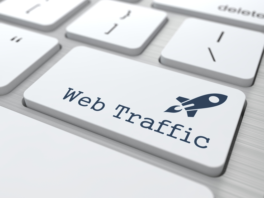 White Button with Web Traffic on Computer Keyboard. Internet Concept. White Button with Web Traffic on Computer Keyboard. Internet Concept.